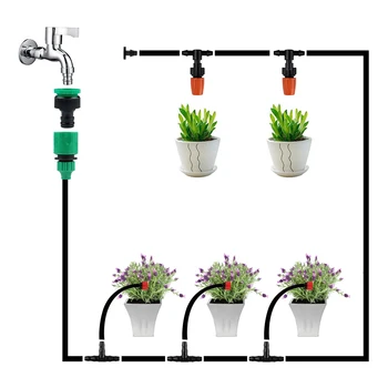 Hot Sale 166pcs/Set DIY Automatic Watering Device Intelligent Drip Garden Bonsai Watering System Drip Plant Watering Garden Hose
Hot Sale 166pcs/Set DIY Automatic Watering Device Intelligent Drip Garden Bonsai Watering System Drip Plant Watering Garden Hose