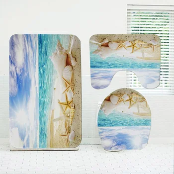 3 PCS / Set Bathroom Pedestal Mat Toilet Rug Kit Soft Skidproof Water-absorbing Contour Rug Bath Mat Toilet Lid Cover
3 PCS / Set Bathroom Pedestal Mat Toilet Rug Kit Soft Skidproof Water-absorbing Contour Rug Bath Mat Toilet Lid Cover