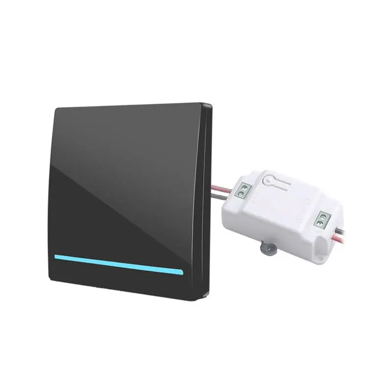 433Mhz Smart Push Wireless Switch Light Rf Remote Control Ac 110V 220V Receiver Wall Panel Button Bedroom Ceiling Lamp
433Mhz Smart Push Wireless Switch Light Rf Remote Control Ac 110V 220V Receiver Wall Panel Button Bedroom Ceiling Lamp