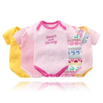 5 Pcs Randomly/Lot Baby Girls Boys Rompers bebes Cotton O-Neck baby Costume Romper New Born Baby clothes Newborn Onesie 0-24M
5 Pcs Randomly/Lot Baby Girls Boys Rompers bebes Cotton O-Neck baby Costume Romper New Born Baby clothes Newborn Onesie 0-24M