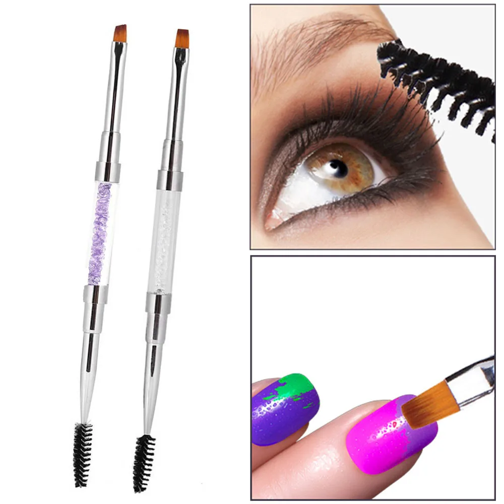 Rhinestones Double Ended Makeup Brushes Eyelash Eyebrow Lip Brush Nail Art False Eyelash Brush Extension Eyebrow Cosmetics Tool
Rhinestones Double Ended Makeup Brushes Eyelash Eyebrow Lip Brush Nail Art False Eyelash Brush Extension Eyebrow Cosmetics Tool