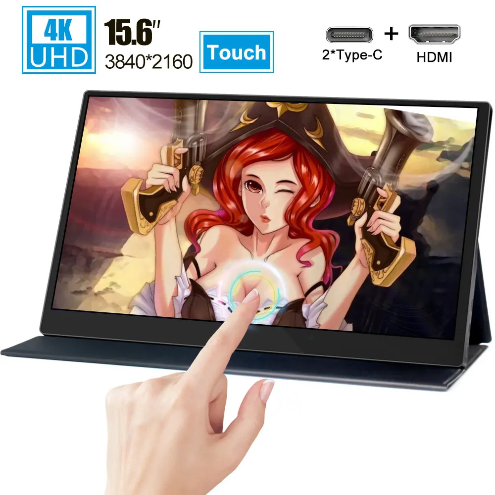 15.6 Inch Touchscreen UHD 4K IPS Thin Display HDR RGB 100% IPS Portable Monitor with Dual speakers for laptop phone computer NS
15.6 Inch Touchscreen UHD 4K IPS Thin Display HDR RGB 100% IPS Portable Monitor with Dual speakers for laptop phone computer NS