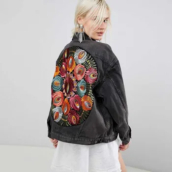 England Floral Embroidered Denim Jacket Boho Oversized Jeans Jacket Vintage Long Sleeve Casual Chic Jacket Coat Women 2020 A932
England Floral Embroidered Denim Jacket Boho Oversized Jeans Jacket Vintage Long Sleeve Casual Chic Jacket Coat Women 2020 A932