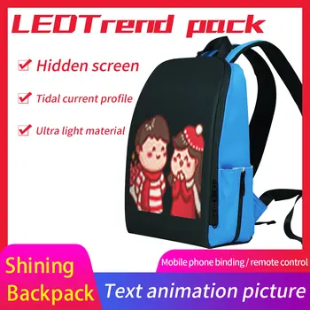Biosled Smart LED Backpack Fashion WIFI Version Customizable Multi-function Laptop Backpack LED Dynamic Advertising Backpack
Biosled Smart LED Backpack Fashion WIFI Version Customizable Multi-function Laptop Backpack LED Dynamic Advertising Backpack