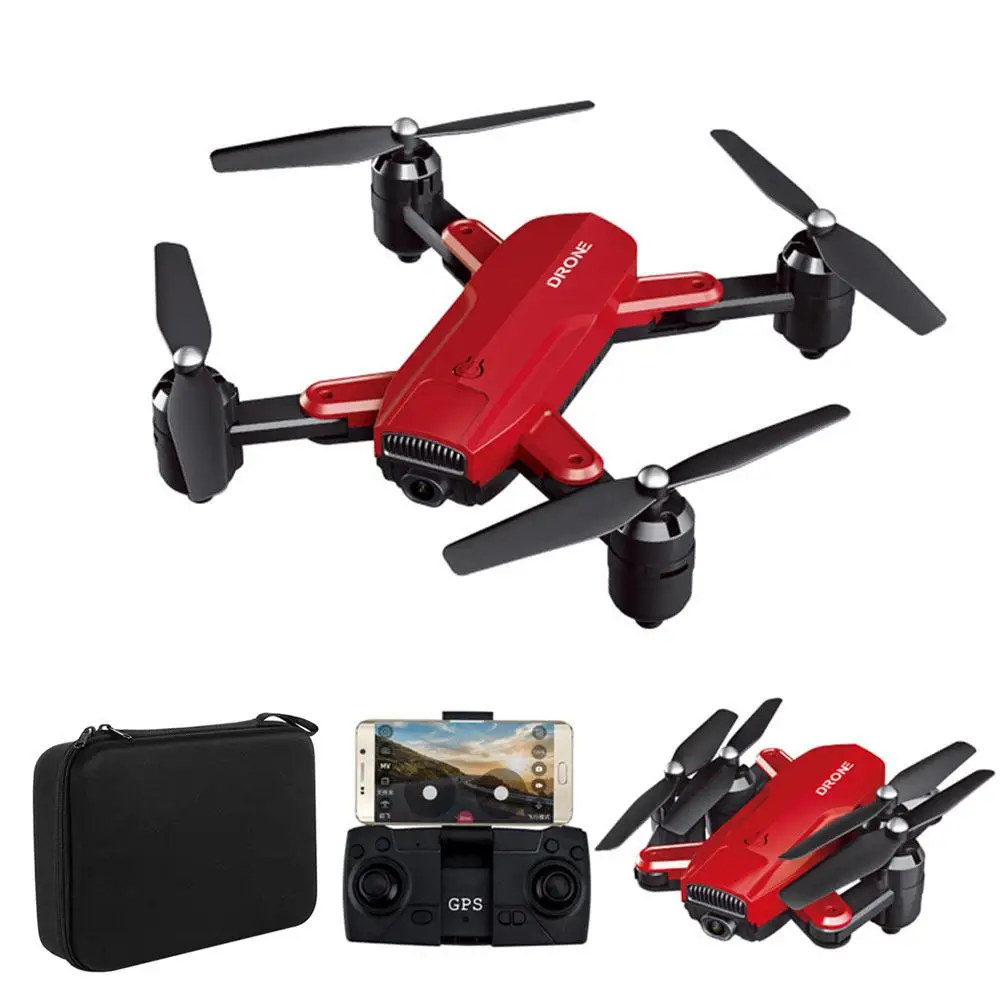 GPS Drone 2.4G Foldable Four-axis Aircraft Selfie Quadcopter with WiFi FPV Wide Angle 4K Camera Optical Flow Positioning
GPS Drone 2.4G Foldable Four-axis Aircraft Selfie Quadcopter with WiFi FPV Wide Angle 4K Camera Optical Flow Positioning