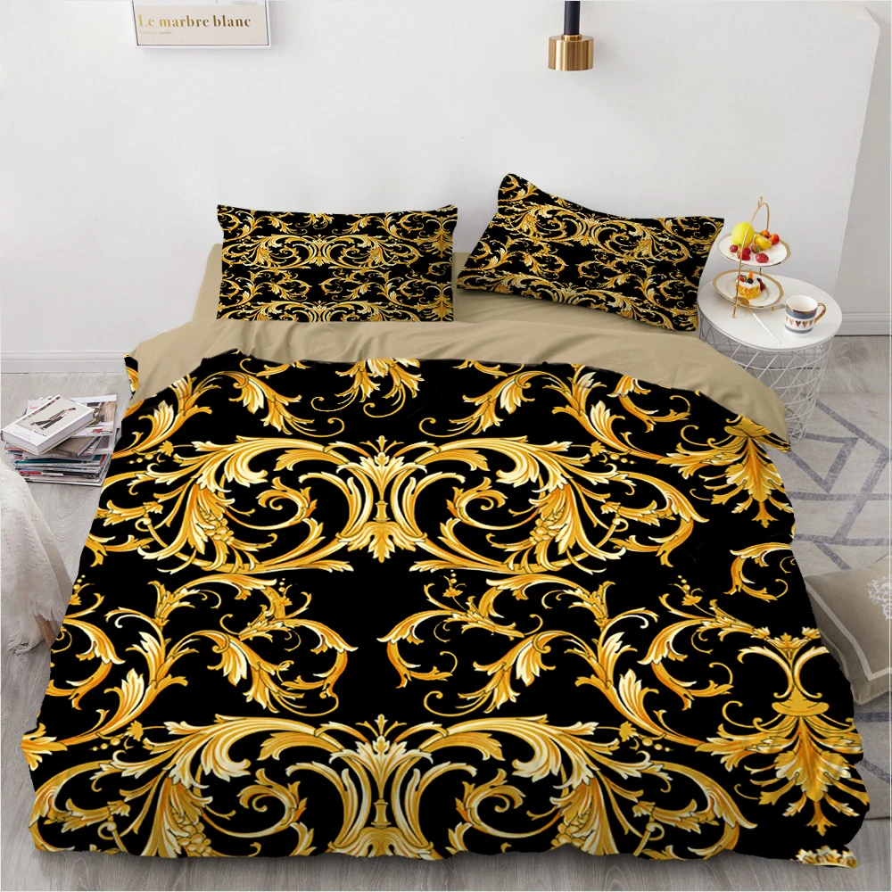 New Arrival Bed Linings Classic European Exquisite Pattern Printing Bedding Set Quilt Cover Pillowcase Cover Bed 2/3 Pcs Set
New Arrival Bed Linings Classic European Exquisite Pattern Printing Bedding Set Quilt Cover Pillowcase Cover Bed 2/3 Pcs Set