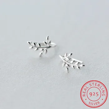 High Quality 100% 925 Sterling Silver Simple Tree Leaves Ears Clip for Women Vintage Sterling Silver Jewelry Gift
High Quality 100% 925 Sterling Silver Simple Tree Leaves Ears Clip for Women Vintage Sterling Silver Jewelry Gift