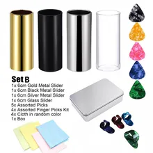 Guitar Knuckle Slider Set Multi Choices Set Electric Acoustic Guitar Slides Slider Tube Picks Cloth Kit Metal Guitar Slide
Guitar Knuckle Slider Set Multi Choices Set Electric Acoustic Guitar Slides Slider Tube Picks Cloth Kit Metal Guitar Slide