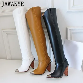Spring over the knee long boots women pointed toe wedge high heel boots woman knight boots metal pointed toe knee high boots
Spring over the knee long boots women pointed toe wedge high heel boots woman knight boots metal pointed toe knee high boots