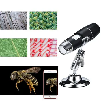 WiFi 1000X Digital Microscope 8-LED Light Magnifier Video Camera For iPhone iOS/Android 50PB
WiFi 1000X Digital Microscope 8-LED Light Magnifier Video Camera For iPhone iOS/Android 50PB