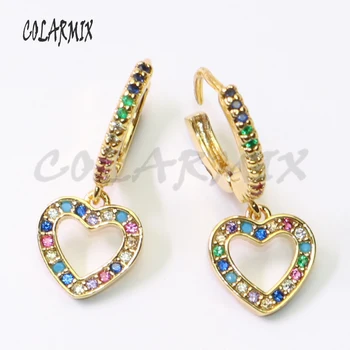 5 Pairs Heart shape earrings heart earrings dangle earrings rainbow crystal accessories for women 50793
5 Pairs Heart shape earrings heart earrings dangle earrings rainbow crystal accessories for women 50793