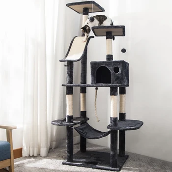 Cat Kitten Tree Cat Climbing Scratching Post Cat Scratcher Cat Tree Furniture Activity Centre 170cm-Cat House Indoor Pet Product
Cat Kitten Tree Cat Climbing Scratching Post Cat Scratcher Cat Tree Furniture Activity Centre 170cm-Cat House Indoor Pet Product
