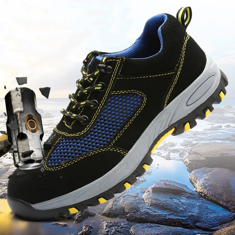 Men's Work Safety Shoes Steel Toe Caps Breathable Deodorant Anti-Slip Boots Anti-piercing Labor Insurance New Hiking Shoes 2019
Men's Work Safety Shoes Steel Toe Caps Breathable Deodorant Anti-Slip Boots Anti-piercing Labor Insurance New Hiking Shoes 2019