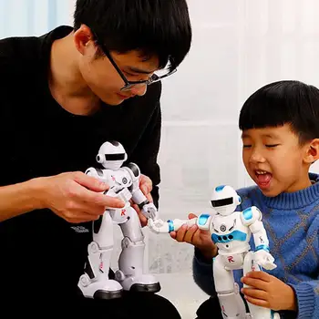 Electric Dancing Programmable Gesture Sense LED Music Robot Interactive Kids Toy
Electric Dancing Programmable Gesture Sense LED Music Robot Interactive Kids Toy