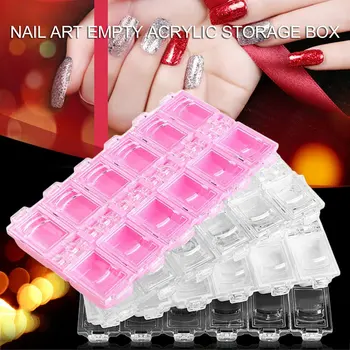 12 Slots Nail Art Empty Acrylic Storage Box Rhinestone Decoration Beads Accessories Container Packaging Display Case Organizer
12 Slots Nail Art Empty Acrylic Storage Box Rhinestone Decoration Beads Accessories Container Packaging Display Case Organizer