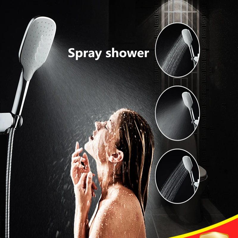 New Spray Pressurized Three Block Shower Factory Direct Selling Handheld Multi Function Abs Nozzle
New Spray Pressurized Three Block Shower Factory Direct Selling Handheld Multi Function Abs Nozzle