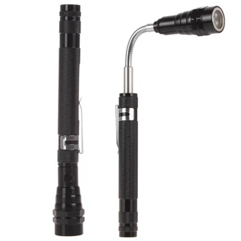 3 LED Telescopic LED Hose Lamp Picker Tool Mini Flashlight with Flexible Neck + Magnetic Head + Telescopic Body for Outdoor
3 LED Telescopic LED Hose Lamp Picker Tool Mini Flashlight with Flexible Neck + Magnetic Head + Telescopic Body for Outdoor