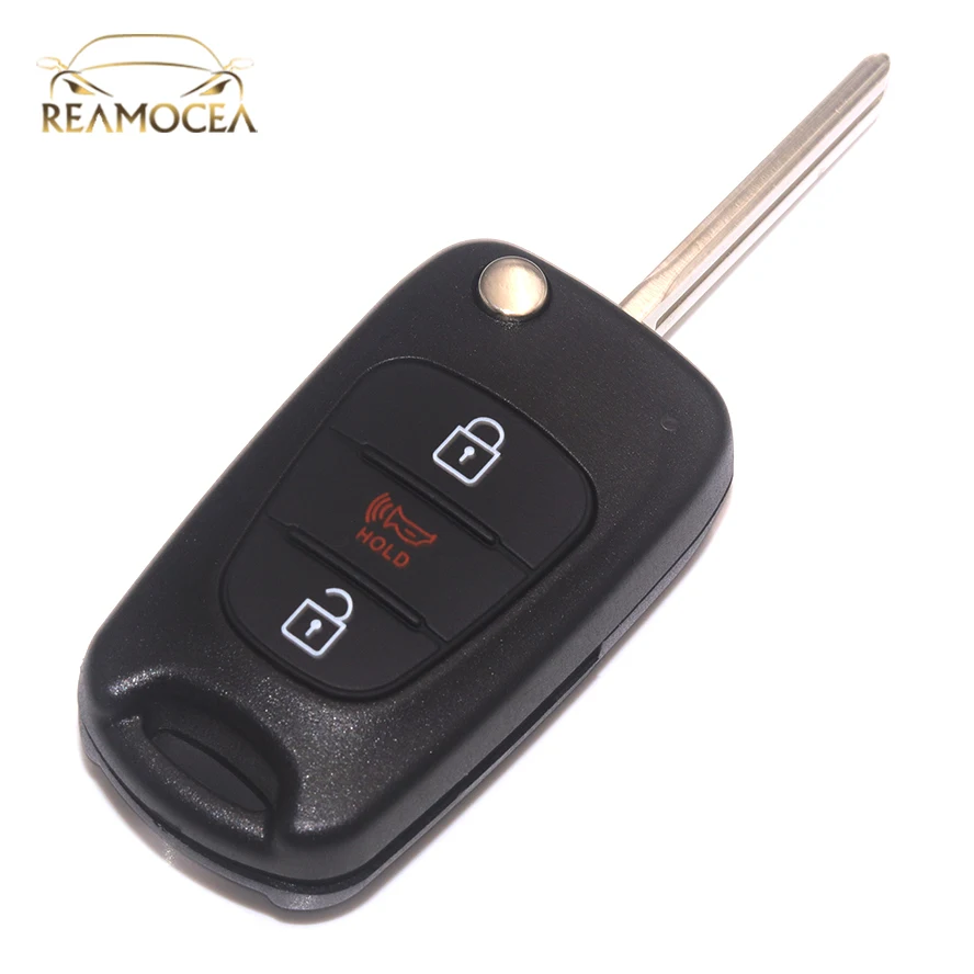Reamocea 3 Button Flip Folding Remote Key Cover Case Replacement SEKS-Am11atx Fit for Kia Soul 2010 2011 2012 2013
Reamocea 3 Button Flip Folding Remote Key Cover Case Replacement SEKS-Am11atx Fit for Kia Soul 2010 2011 2012 2013