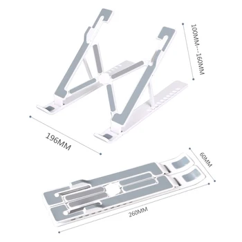 Portable Adjustable ABS Laptop Tablet Stand Accessories Desktop Holder Mounts Support For Notebook Macbook Pro Air IPad Pro
Portable Adjustable ABS Laptop Tablet Stand Accessories Desktop Holder Mounts Support For Notebook Macbook Pro Air IPad Pro