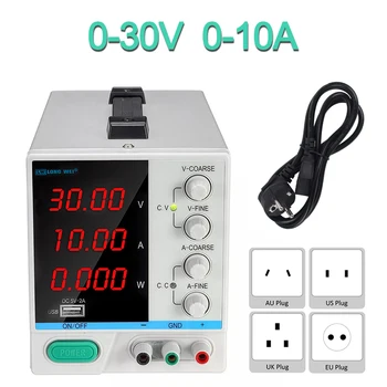 Newest Dc Laboratory Regulated Power Supply Adjustable 30V 10A Current Stabilizer 4 Digital With Power Display Switch Power 3010
Newest Dc Laboratory Regulated Power Supply Adjustable 30V 10A Current Stabilizer 4 Digital With Power Display Switch Power 3010
