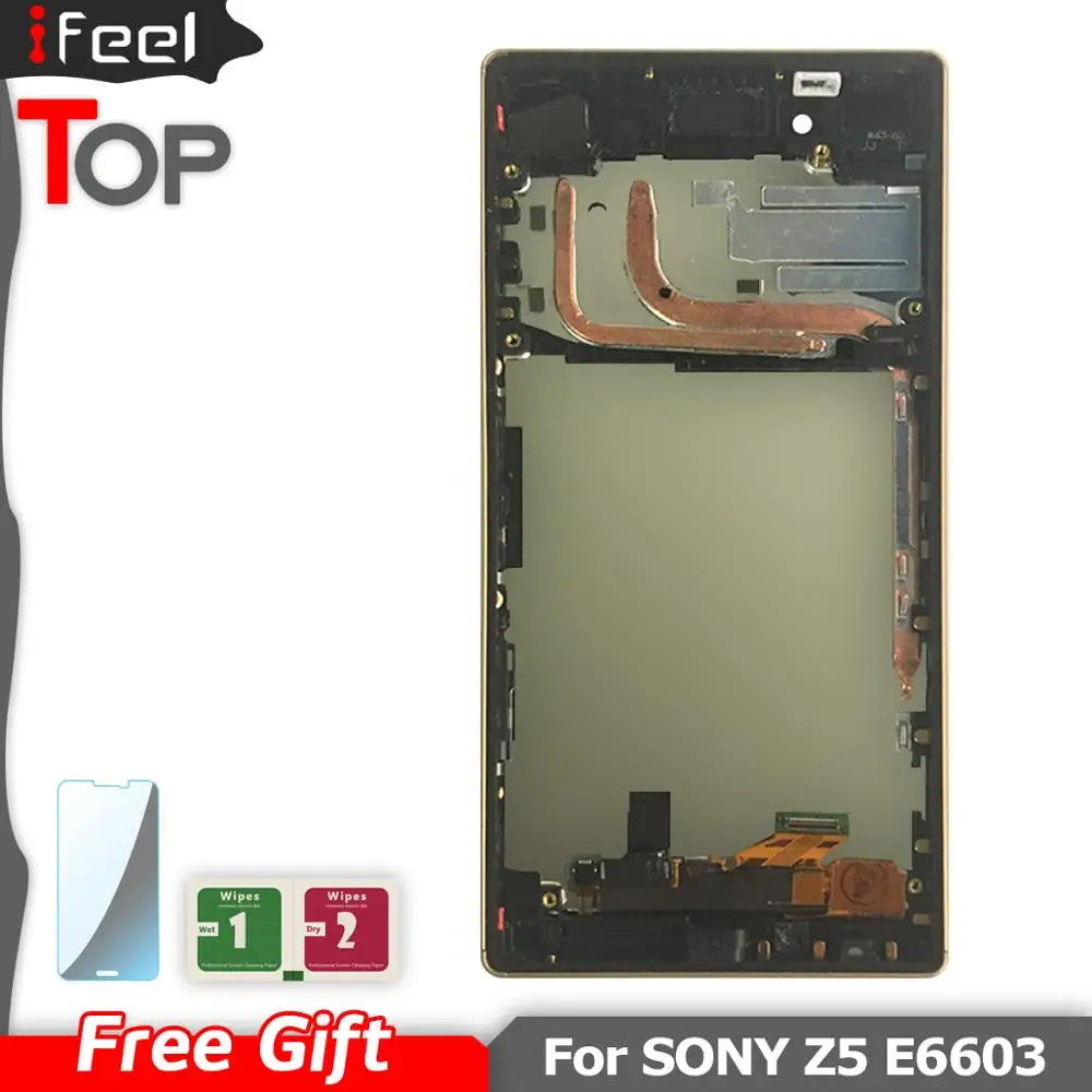 5.2 inch 100% Tested LCD Display For Sony Xperia Z5 E6603 E6633 E6653 E6683 touch screen Digitizer Assembly Frame | Мобильные