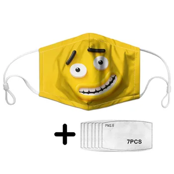Women Outdoor Protection Mask with Kawaii Funny Cartoon Face Print Dustproof Mouth Masks with PM2.5 Filters Reusable Mondkapjes
Women Outdoor Protection Mask with Kawaii Funny Cartoon Face Print Dustproof Mouth Masks with PM2.5 Filters Reusable Mondkapjes