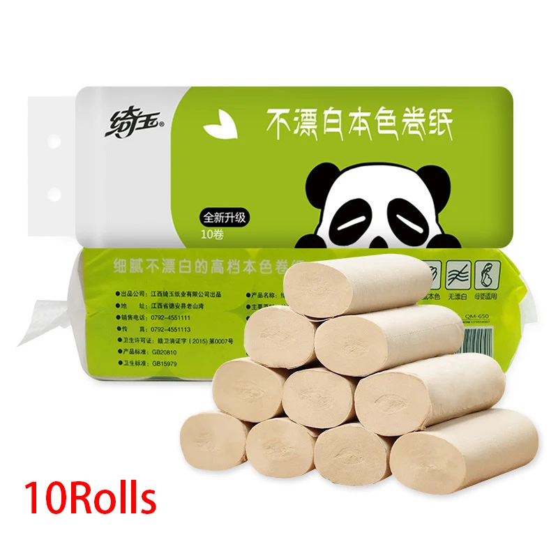 10 Rolls 3 Layers Skin-friendly Strong Soft Primary Bamboo PulpToilet Paper Skin-friendly And Durable
10 Rolls 3 Layers Skin-friendly Strong Soft Primary Bamboo PulpToilet Paper Skin-friendly And Durable