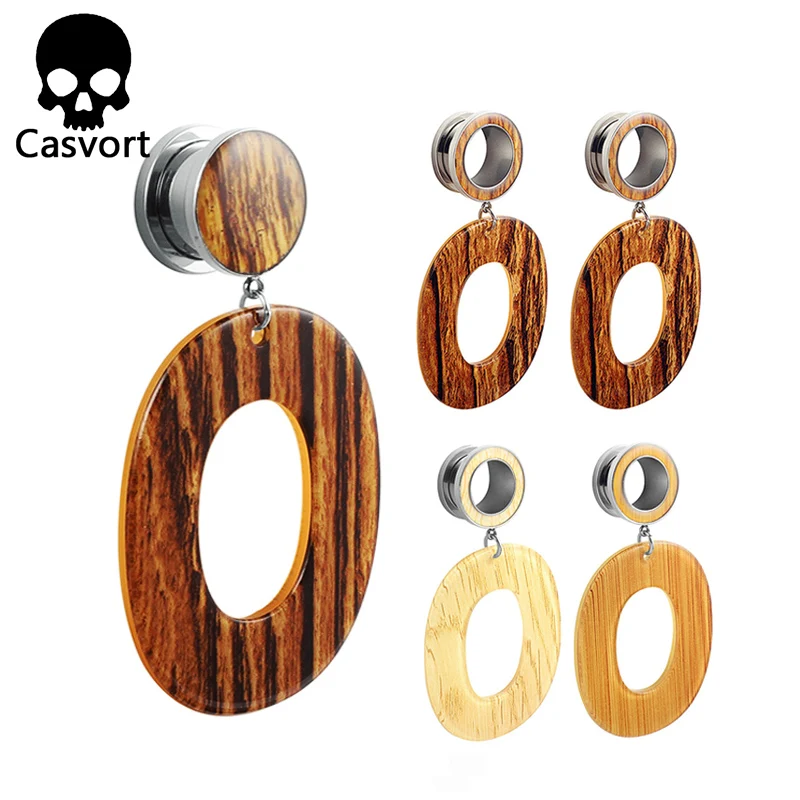 Casvort 2PCS acrylic dangle ear plugs body jewelry piercing screw back stainless steel ear tunnels pair selling
Casvort 2PCS acrylic dangle ear plugs body jewelry piercing screw back stainless steel ear tunnels pair selling