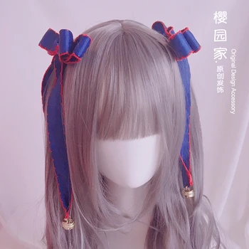 Japanese Cute Retro Contrast color Cute Bowknot Bell Hair Clip Hair Accessories Teenage girl Side Clip Lolita Headdress Cosplay
Japanese Cute Retro Contrast color Cute Bowknot Bell Hair Clip Hair Accessories Teenage girl Side Clip Lolita Headdress Cosplay