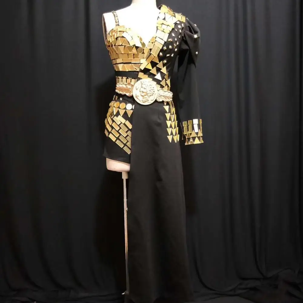 Фото Nightclub Party Celebration Singer Stage Clothes Women Sequin Bodysuit+Cloak Jazz Dancer Outfit Sets Showgirl Performance Wear | Женская