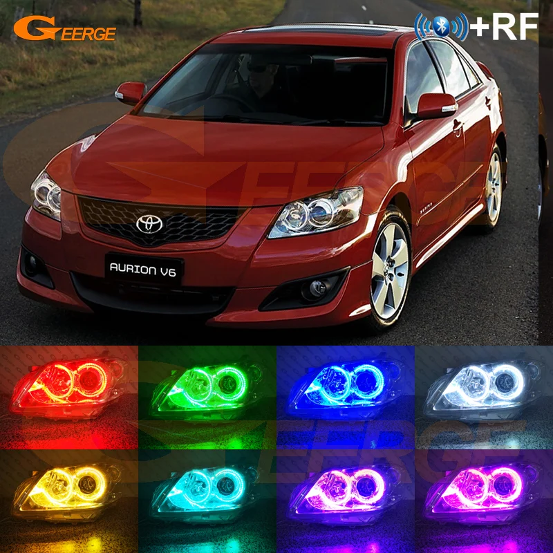 Для Toyota Aurion GSV40 2006 2007 2008 2009 CAMRY RF remote Bluetooth APP многоцветный ультра яркий RGB комплект