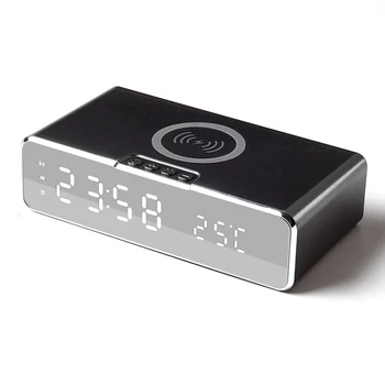 Multifunction LED Luminous Digital Alarm Clock with Thermometer Desktop Electric Led Alarm Clock with Phone Wireless Charger
Multifunction LED Luminous Digital Alarm Clock with Thermometer Desktop Electric Led Alarm Clock with Phone Wireless Charger