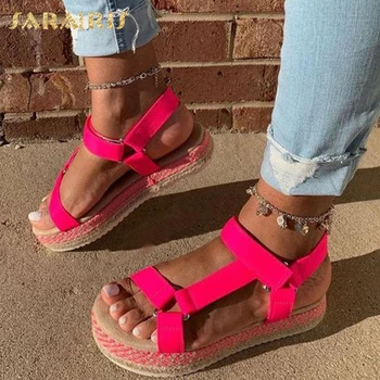 SARAIRIS For Drop Ship 2020 Brand New Plus Size 43 INS HOT Flat Rtraw Platform Fashion Women Sandals Summer Shoes
SARAIRIS For Drop Ship 2020 Brand New Plus Size 43 INS HOT Flat Rtraw Platform Fashion Women Sandals Summer Shoes