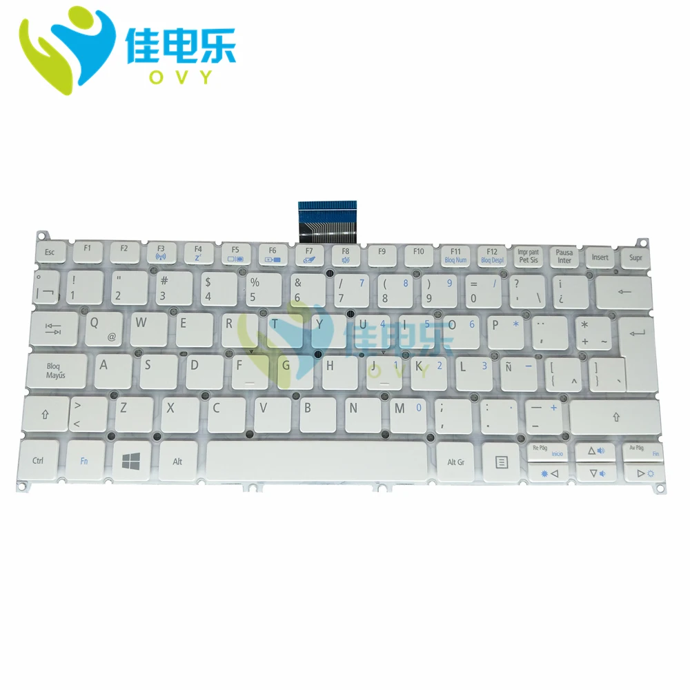 In Stock OVY Latin LA laptop keyboard for ACER V5-122 V5-131 V5-122P V5-132 V5-132P V13 V3-371 E11 p/n:NSK-R72SW
In Stock OVY Latin LA laptop keyboard for ACER V5-122 V5-131 V5-122P V5-132 V5-132P V13 V3-371 E11 p/n:NSK-R72SW