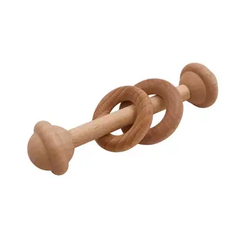 1PC Baby Teether Toys Beech Wooden Rattle Wood Teething Rodent Ring Musical Chew Play Gym Montessori Stroller For Childr
1PC Baby Teether Toys Beech Wooden Rattle Wood Teething Rodent Ring Musical Chew Play Gym Montessori Stroller For Childr