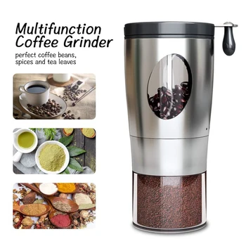 Stainless Steel Manual Coffee Bean Grinder Handmade Grinder Manual Grinding Machine Coffee Mill Kitchen Tool Dropshiping
Stainless Steel Manual Coffee Bean Grinder Handmade Grinder Manual Grinding Machine Coffee Mill Kitchen Tool Dropshiping