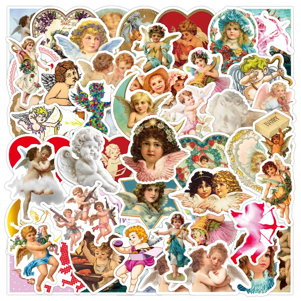 10/30/50PCS Retro Cupid Little Angel Cute Stickers Laptop Water Bottle Waterproof Aesthetic Graffiti Decal Sticker Packs Kid Toy
10/30/50PCS Retro Cupid Little Angel Cute Stickers Laptop Water Bottle Waterproof Aesthetic Graffiti Decal Sticker Packs Kid Toy
