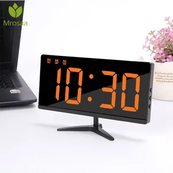 2019Digital Alarm Clocks LED Mirror Clocks Multifunction Snooze Display Temperature Time Night LCD Light Table Desktop USB Cable
2019Digital Alarm Clocks LED Mirror Clocks Multifunction Snooze Display Temperature Time Night LCD Light Table Desktop USB Cable