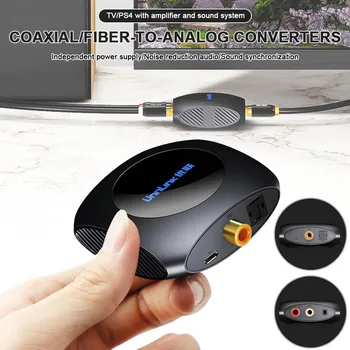 Digital to Analog Audio Adapter with DC5V Power Port SPDIF to RCA(L/R) and 3.5mm Jack Converter
Digital to Analog Audio Adapter with DC5V Power Port SPDIF to RCA(L/R) and 3.5mm Jack Converter