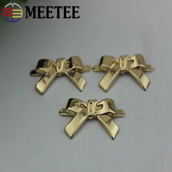 Meetee 6pcs Bow-knot Metal Light Gold Buckle Hooks for Shoes Handbag Luggage Decoration Button Hardware Accessories BF526
Meetee 6pcs Bow-knot Metal Light Gold Buckle Hooks for Shoes Handbag Luggage Decoration Button Hardware Accessories BF526