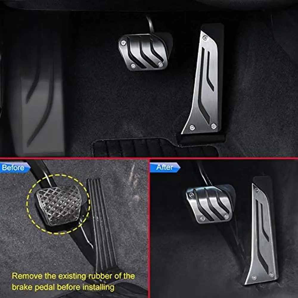 Stainless Steel Pedal Gas Accelerator Brake Pedal for BMW 1 2 3 4 5 6 7 Series X3(F25/G01) X4 X5(F15/G05) X6(F16) F30 G20 G30
Stainless Steel Pedal Gas Accelerator Brake Pedal for BMW 1 2 3 4 5 6 7 Series X3(F25/G01) X4 X5(F15/G05) X6(F16) F30 G20 G30