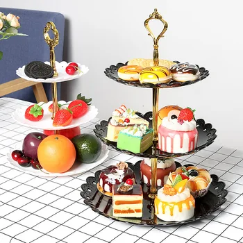 Three-Layer Fruit Cake Snack Shelf Rack Kitchen Living Room Dessert Storage Rack Wedding Birthday 3 Tier Cake Stand Fruit Shelf
Three-Layer Fruit Cake Snack Shelf Rack Kitchen Living Room Dessert Storage Rack Wedding Birthday 3 Tier Cake Stand Fruit Shelf