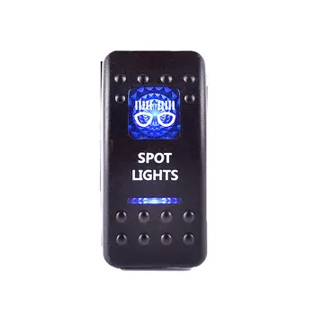 Marine Boat Car Blue Led spot Light Rocker Switch 5Pins SPST ON/OFF 12V/24V send 5pcs 15cm cable and a switch bracket as gift
Marine Boat Car Blue Led spot Light Rocker Switch 5Pins SPST ON/OFF 12V/24V send 5pcs 15cm cable and a switch bracket as gift