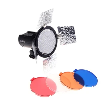 YONGNUO YN168 LED Video Light Camera Shoot 168 LED lamp beads with 4 Color Plate for Canon Nikon DSLR Camera
YONGNUO YN168 LED Video Light Camera Shoot 168 LED lamp beads with 4 Color Plate for Canon Nikon DSLR Camera