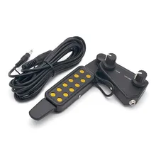 12-Hole Guitar Pickup Magnetic Transducer With Tone Volume Controller Audio Cable Professional Guitar Pickup Accessories
12-Hole Guitar Pickup Magnetic Transducer With Tone Volume Controller Audio Cable Professional Guitar Pickup Accessories