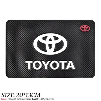 20*13cm for Toyota Logo Auris RAV4 Camry Yaris Avensis Reiz CHR Prado Anti-Slip Mat Auto Silicone Interior Dashboard Mat Pads
20*13cm for Toyota Logo Auris RAV4 Camry Yaris Avensis Reiz CHR Prado Anti-Slip Mat Auto Silicone Interior Dashboard Mat Pads