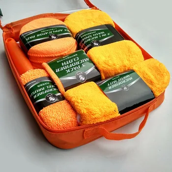 Russia Ferderation Hotsale 9PCS Car Cleaning Kit Polishing Waxing Tool Soft External Internal Microfiber Car Accessories
Russia Ferderation Hotsale 9PCS Car Cleaning Kit Polishing Waxing Tool Soft External Internal Microfiber Car Accessories