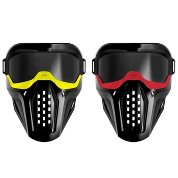 New Arrival-2pcs Mask Protective Eyeglass for Nerf Blaster Out Door Games - Red & Yellow
New Arrival-2pcs Mask Protective Eyeglass for Nerf Blaster Out Door Games - Red & Yellow