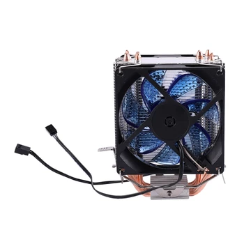 HXHF CPU Cooler 4 Copper Tube CPU Radiator Desktop Computer CPU Fan for 1155 AMD Universal(3 Pin + 4 Tube with Light,Dual Fan)
HXHF CPU Cooler 4 Copper Tube CPU Radiator Desktop Computer CPU Fan for 1155 AMD Universal(3 Pin + 4 Tube with Light,Dual Fan)