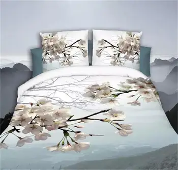 Reactive Printing 3d spring scenery Bedding Set Bed Lining Duvet Cover Bed Sheet Pillowcases winter 3/4pcs winter Bedding Set 9V
Reactive Printing 3d spring scenery Bedding Set Bed Lining Duvet Cover Bed Sheet Pillowcases winter 3/4pcs winter Bedding Set 9V